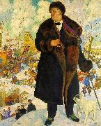 Boris Kustodiev Fiodor Shaliapin oil on canvas